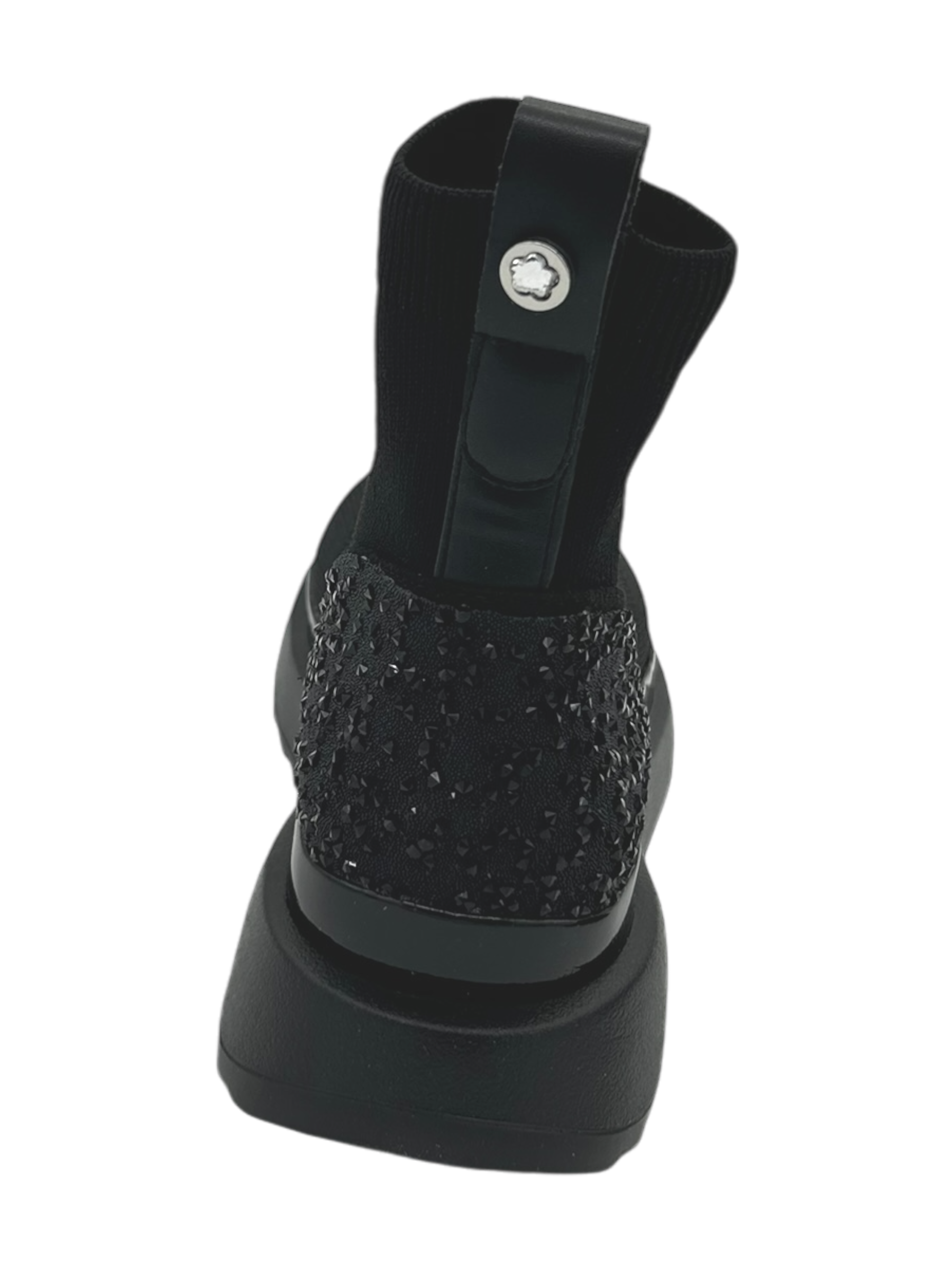 Stivaletto zeppa donna Apepazza Black - Catia -