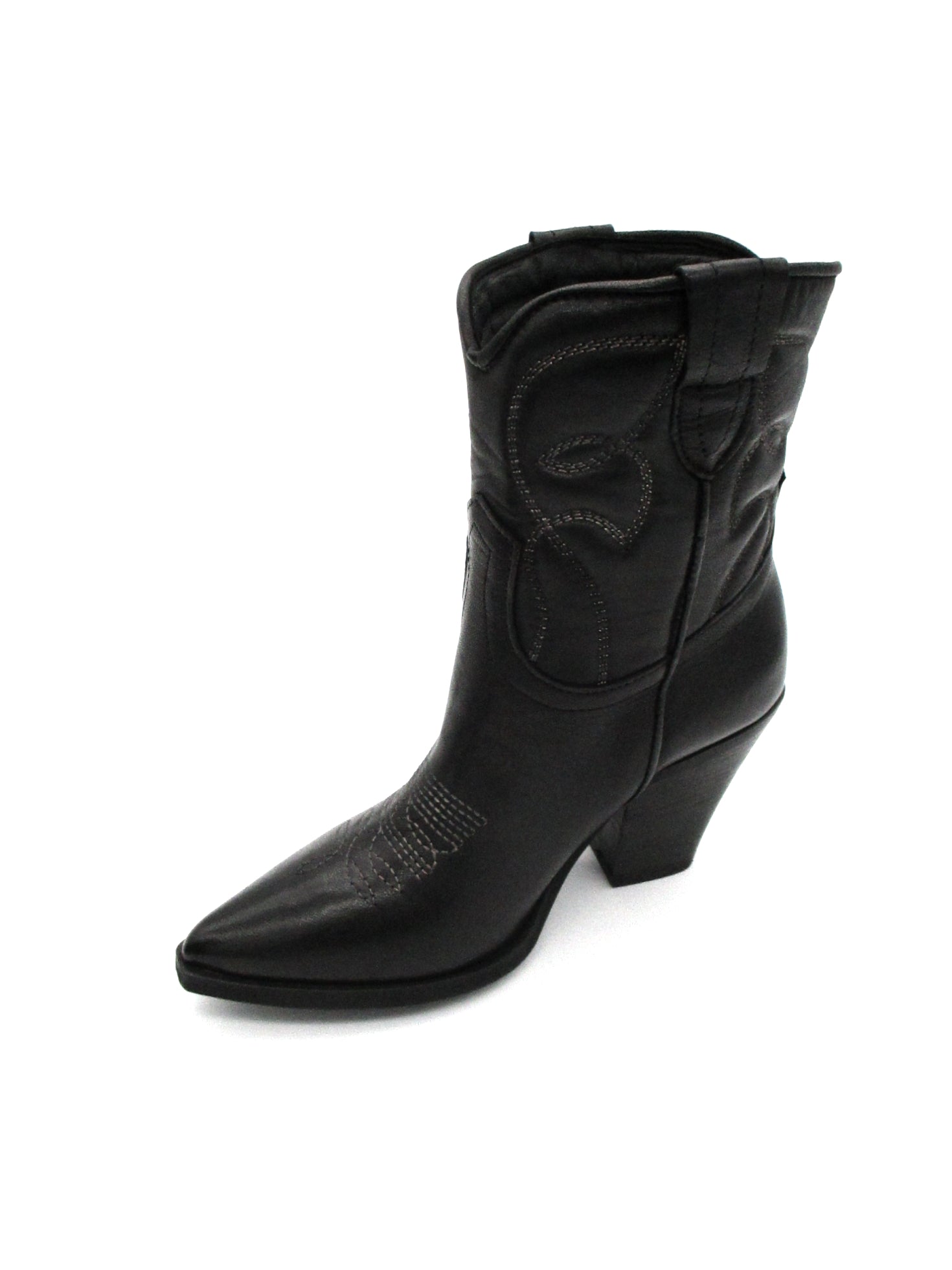 Texano pelle Zoe Black - SOFIE 03 -