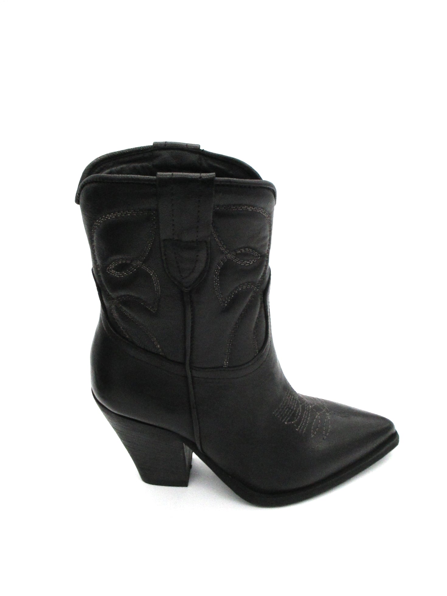 Texano pelle Zoe Black - SOFIE 03 -