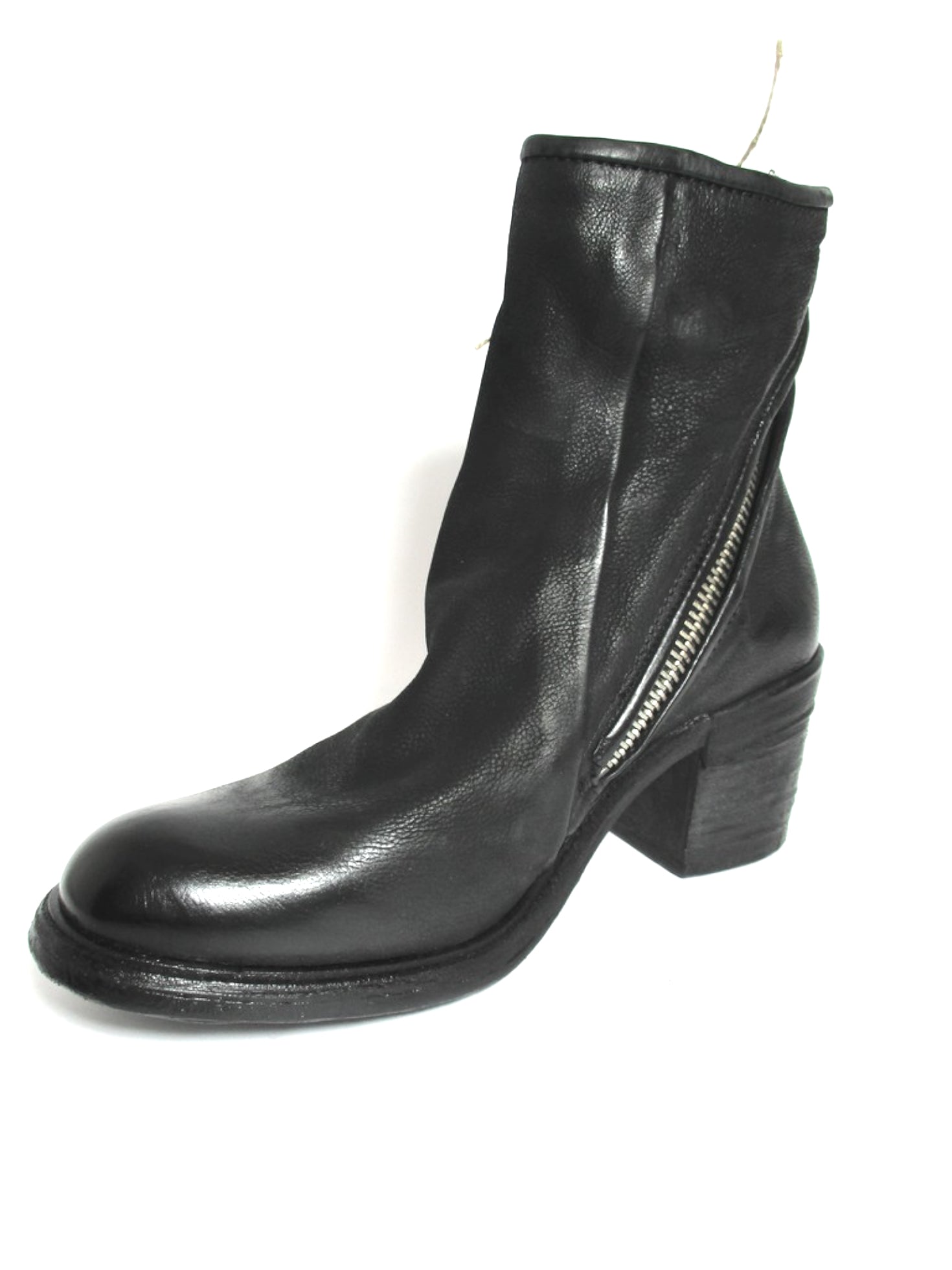 Tronchetto pelle donna AS98 Nero - A24208 -