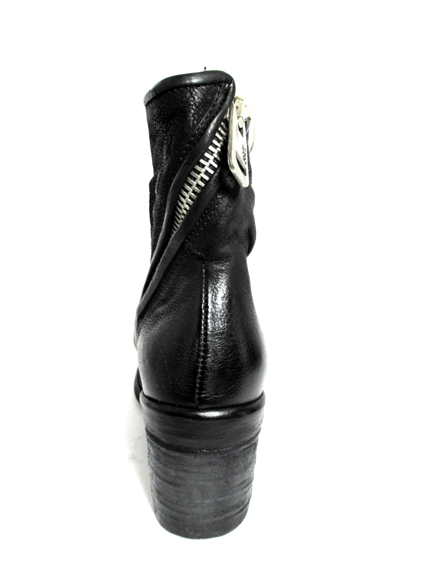 Tronchetto pelle donna AS98 Nero - A24208 -