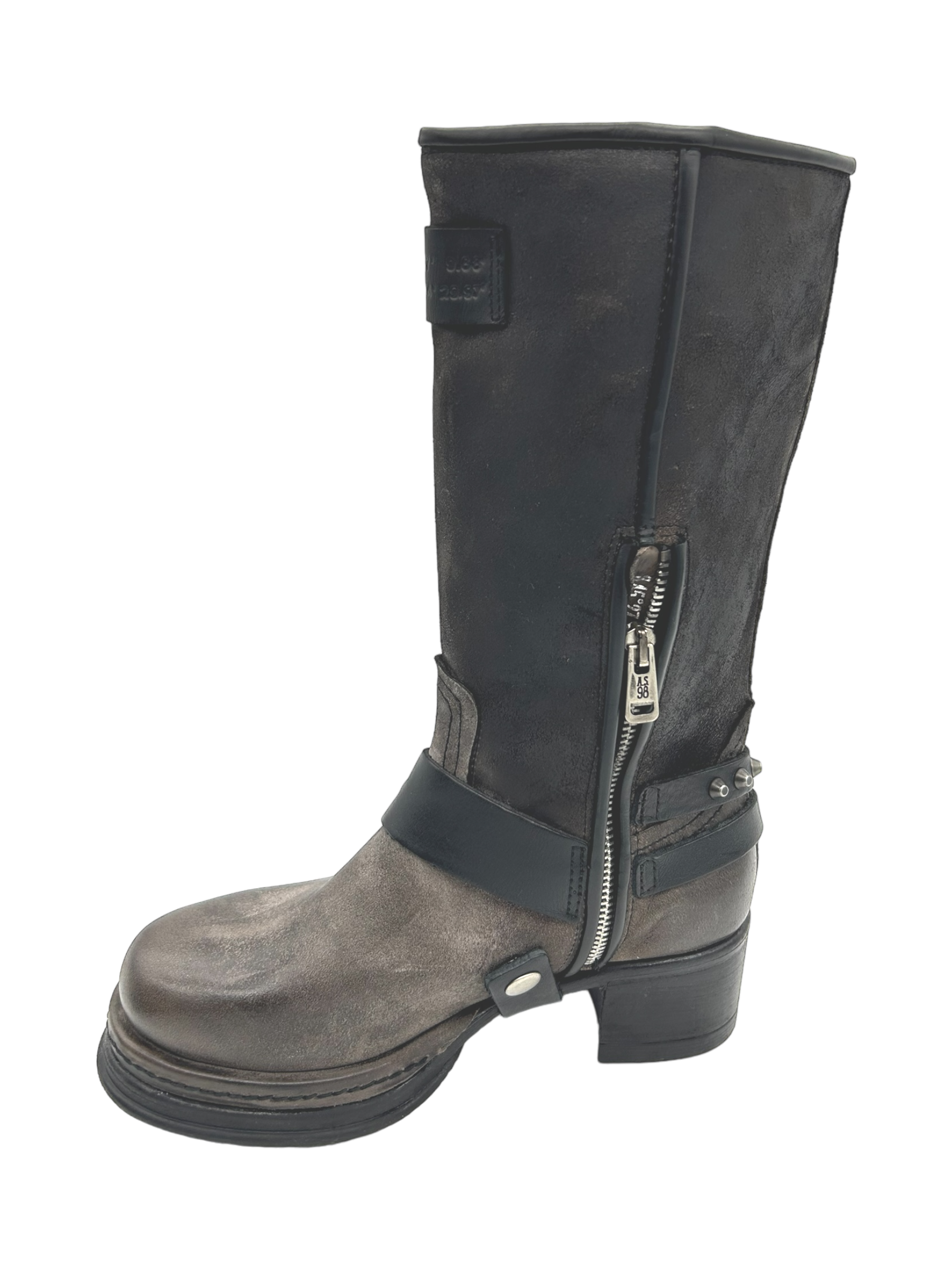 Stivale pelle donna AS98 Smoke - B52311 -