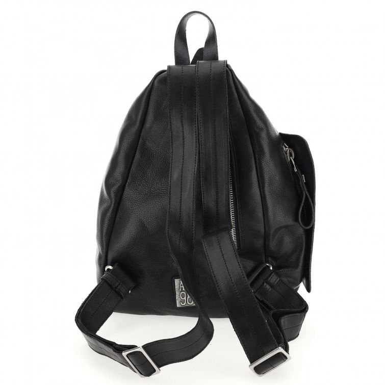Zaino pelle AS98 Black - 200420 -