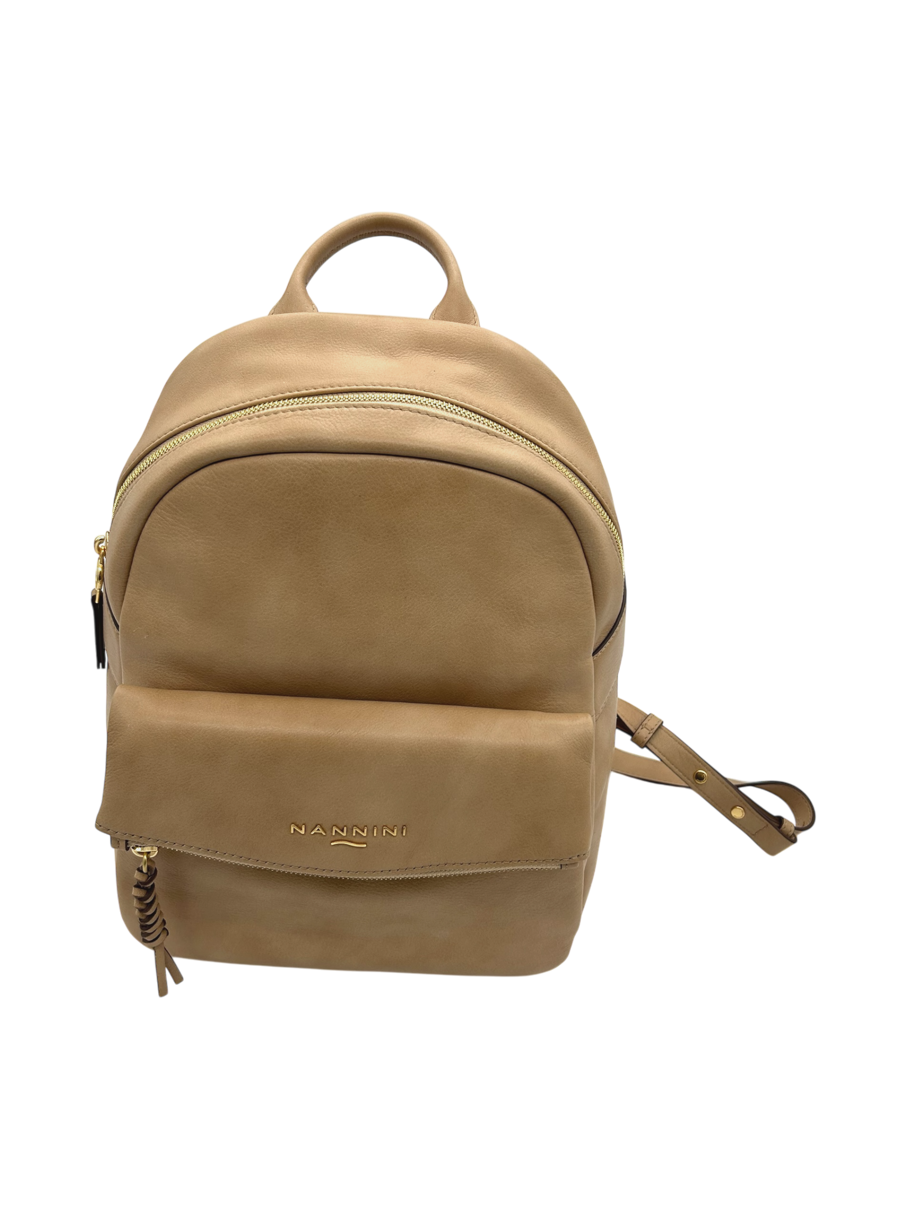 Zaino pelle Nannini Camel - 17203 -