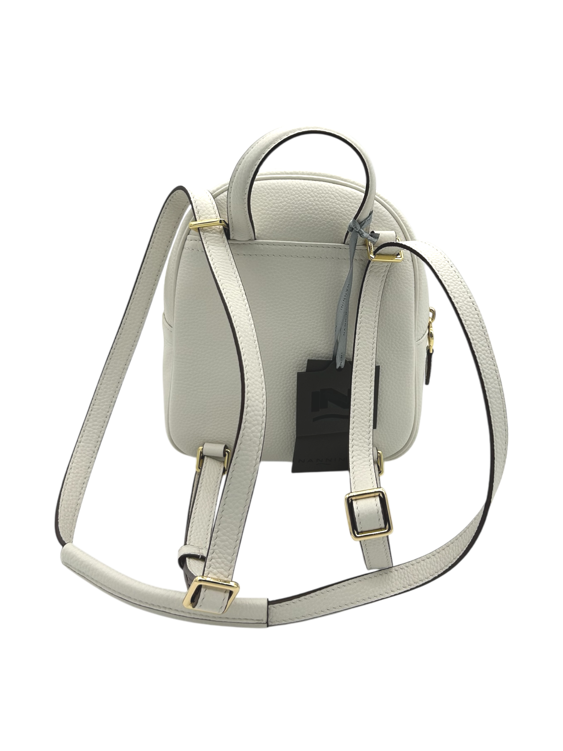 Zaino pelle Nannini Off White - 18641 -