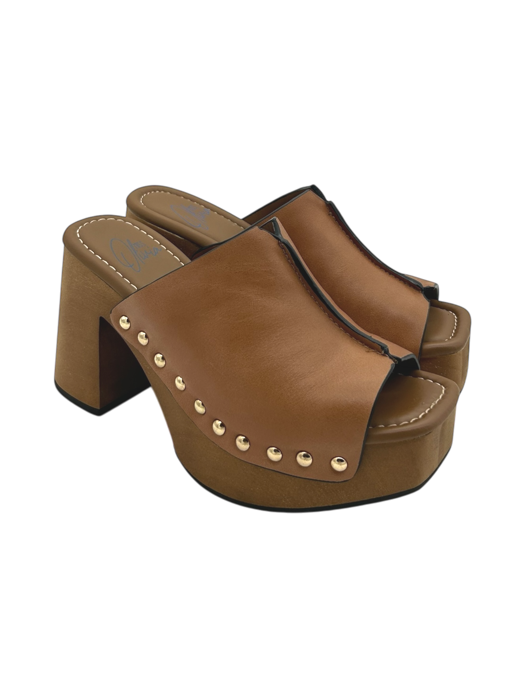 Zoccolo pelle donna Miss Olivia Cuoio - Eva B-