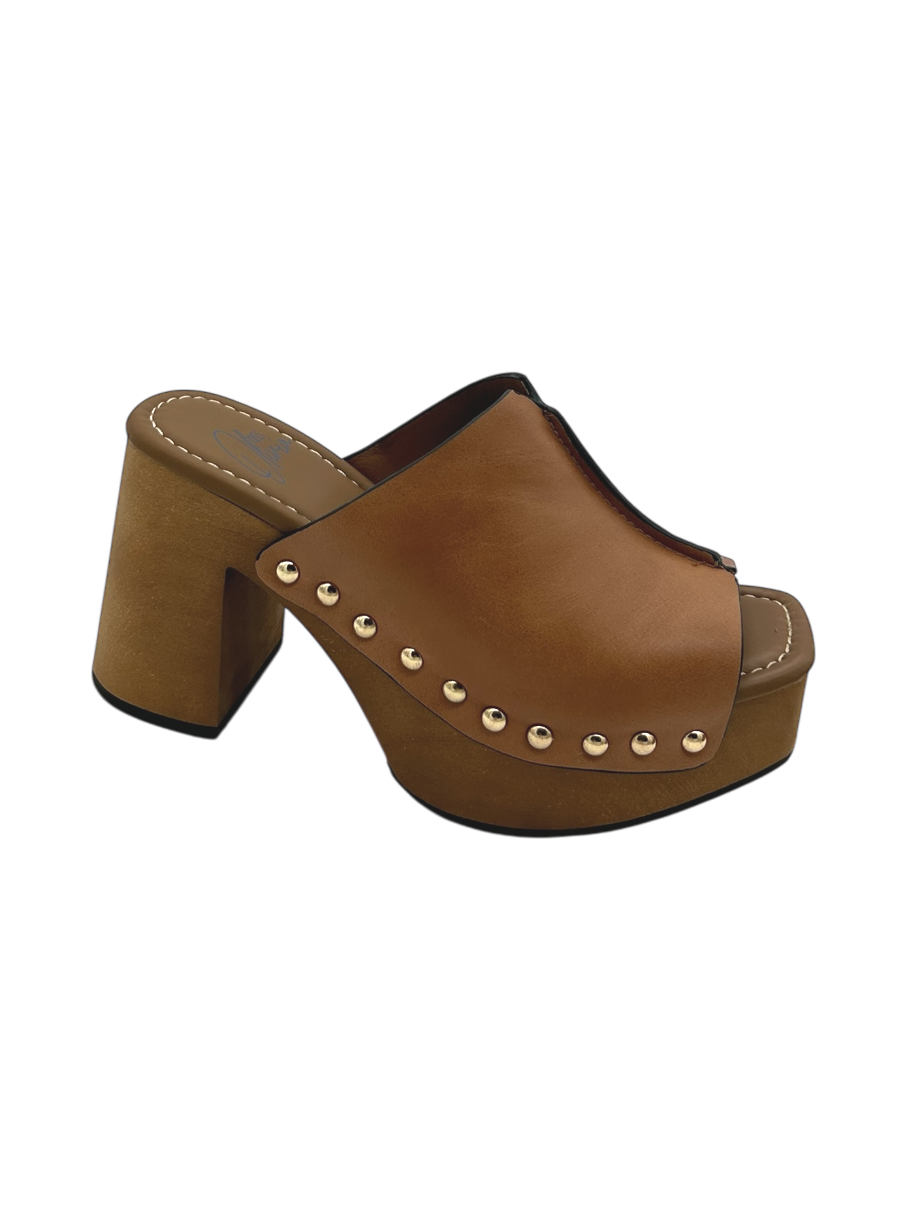 Zoccolo pelle donna Miss Olivia Cuoio - Eva B-