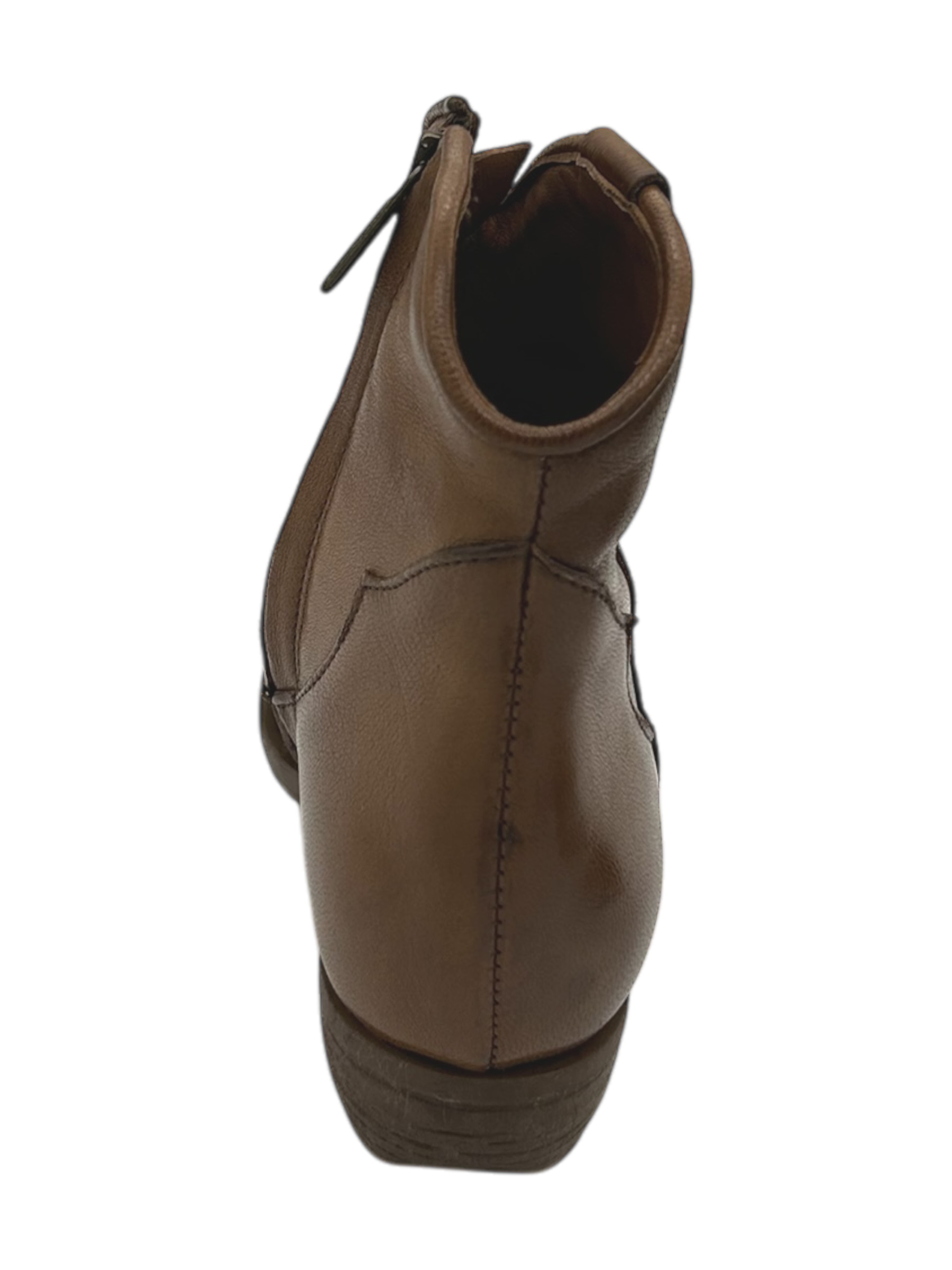 Stivaletto pelle texano Zoe Cuoio - Texricp -
