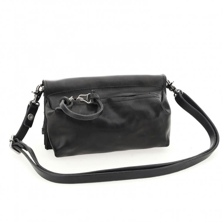 Tracolla pelle donna AS98 103001 nero