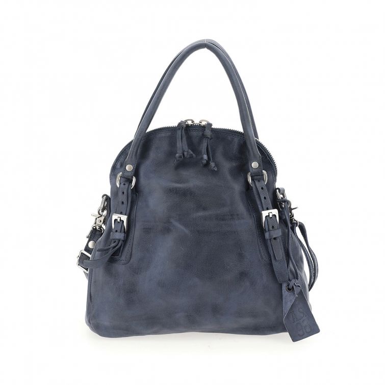 Borsa in pelle donna AS98 200608 Blu Avio