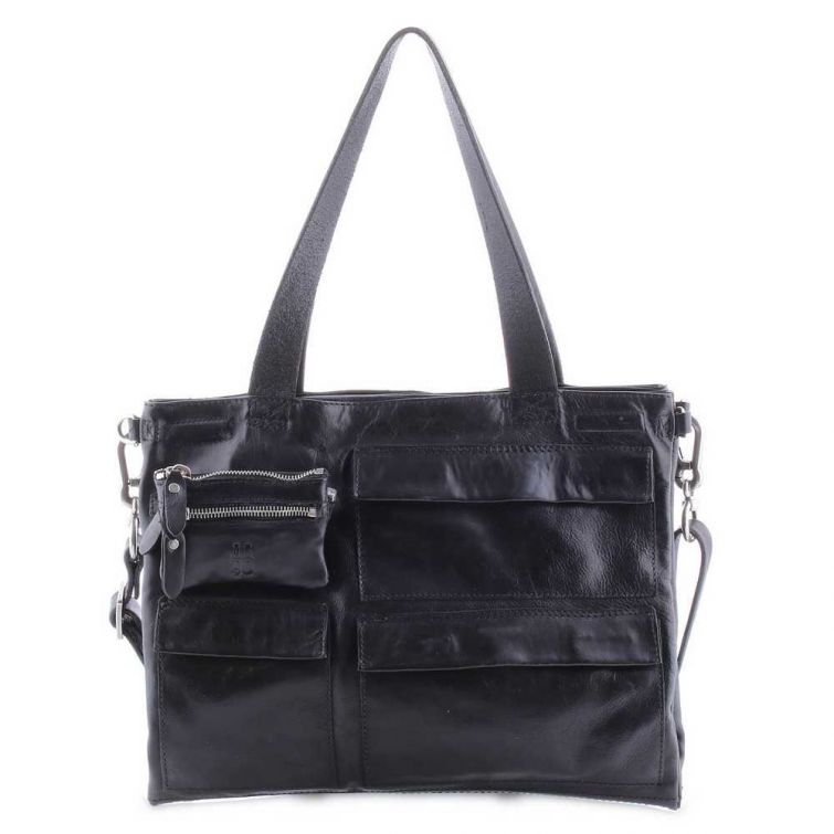 Borsa pelle donna As98 200521 nero