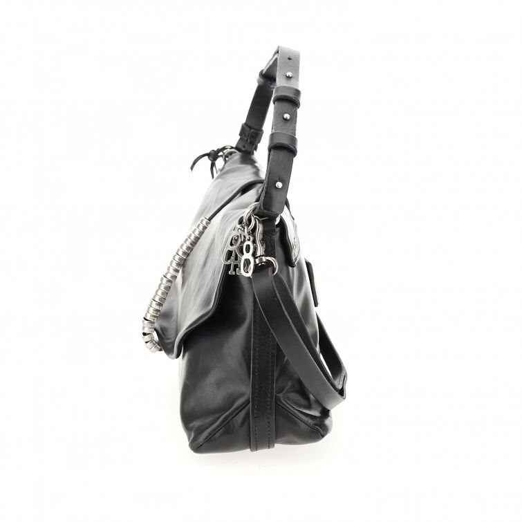 Borsa pelle donna As98 200548 Nero