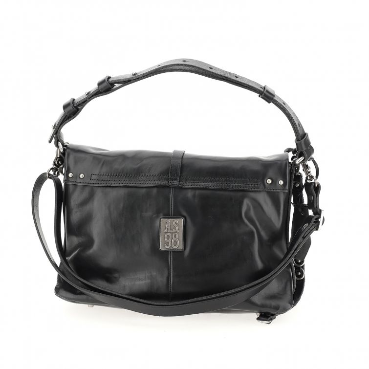 Borsa pelle donna As98 200548 Nero