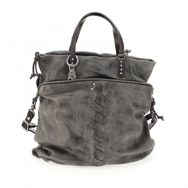 Borsa pelle donna As98 200579 Cenere