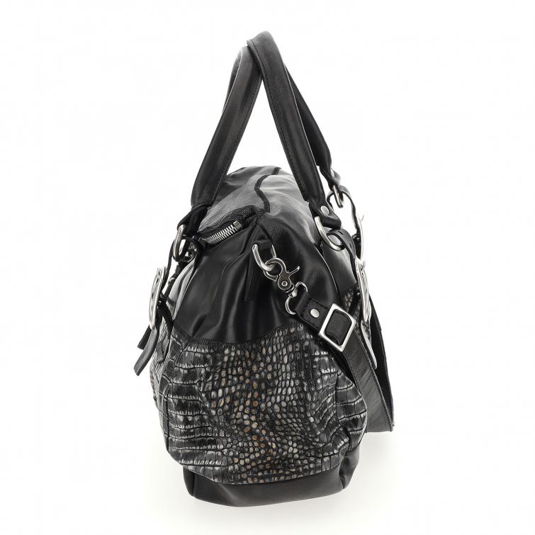 Borsa pelle donna As98 200581 Nero