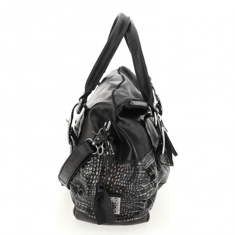 Borsa pelle donna As98 200581 Nero