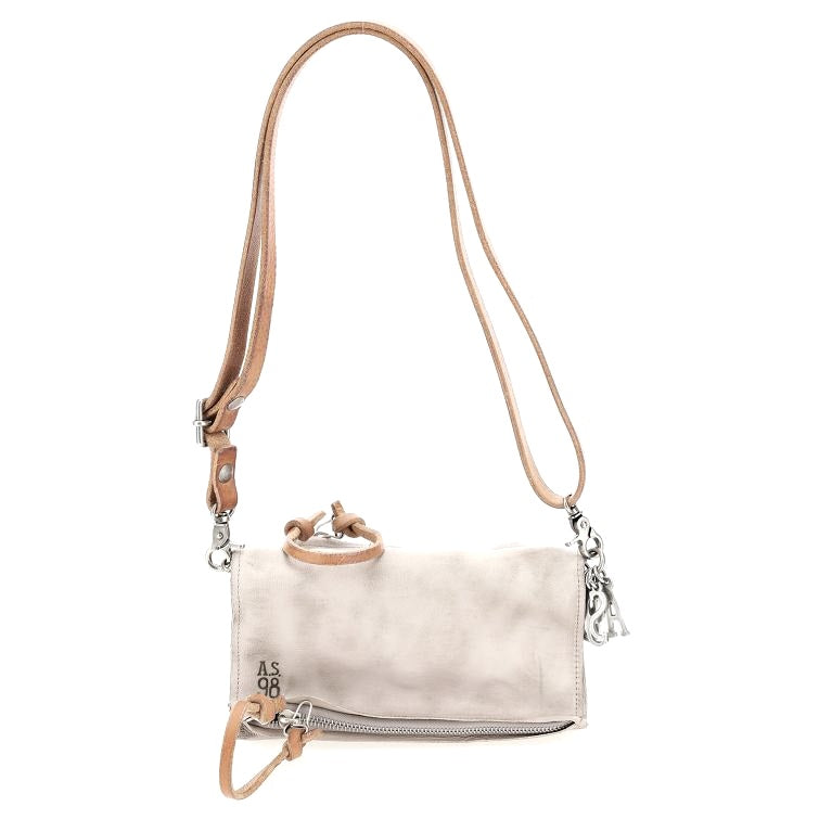 Borsetta in pelle donna AS98 200592 Milk white