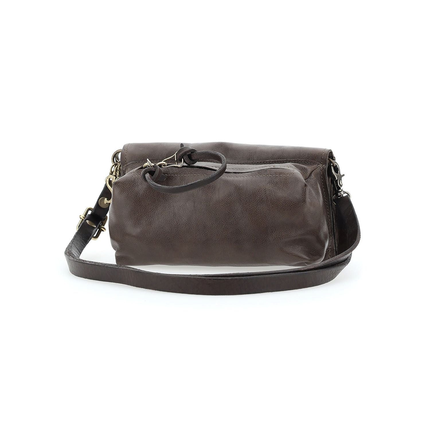 Tracolla pelle donna AS98 103001 Fondente