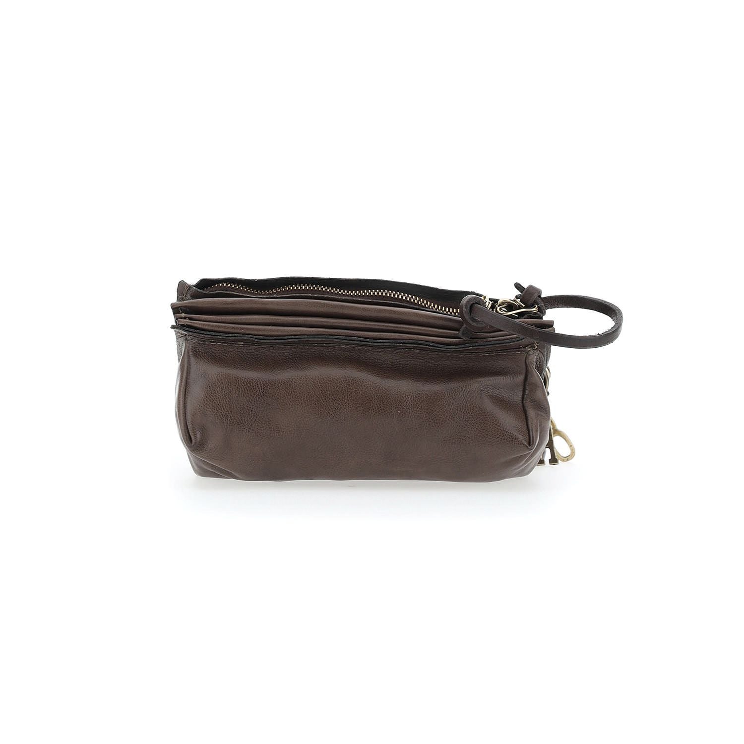 Tracolla pelle donna AS98 103001 Fondente