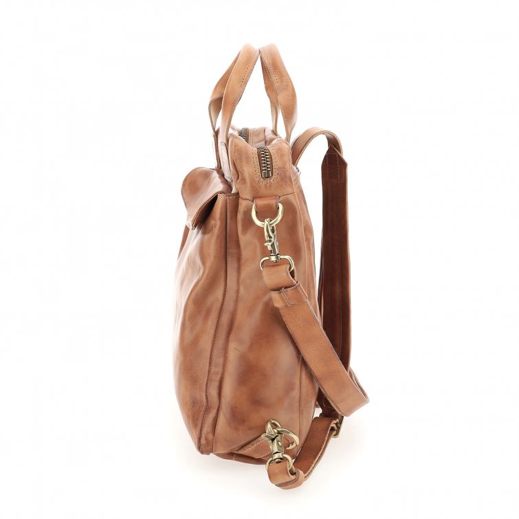 Zaino in pelle donna AS98 200607 Camel
