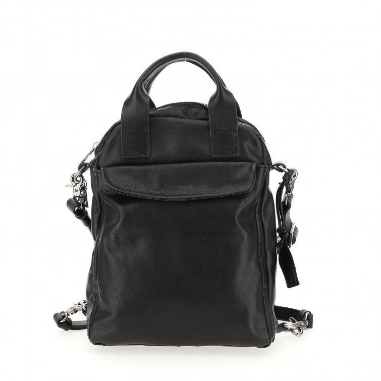 Zaino in pelle donna AS98 200607 Nero