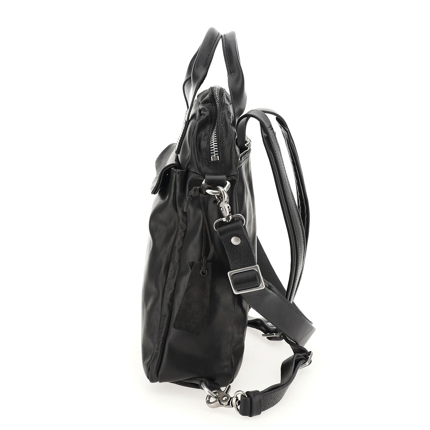 Zaino in pelle donna AS98 200607 Nero