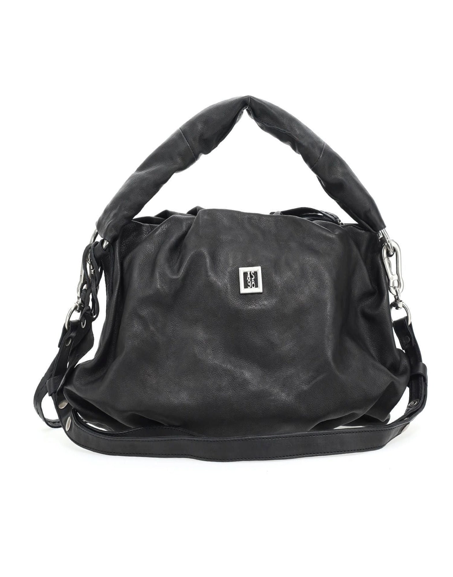 Borsa in pelle donna AS98 200652 Black