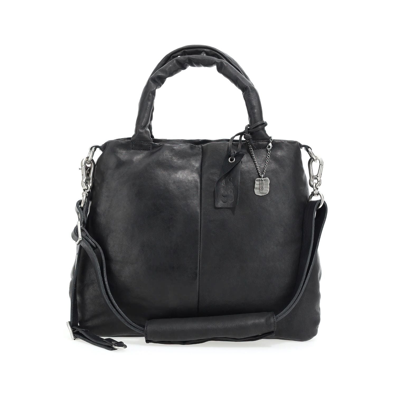 Borsa in pelle donna AS98 200654 Black