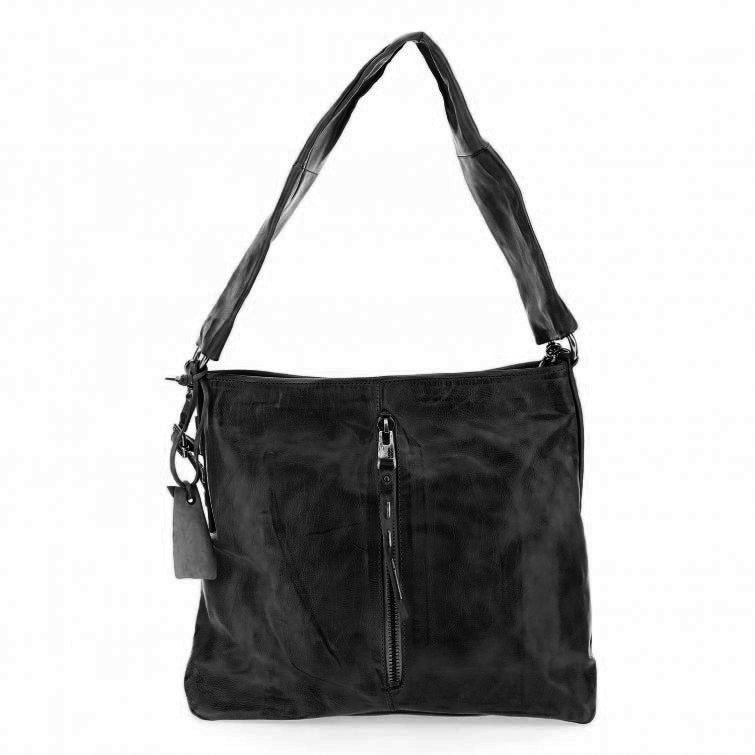 Borsa in pelle donna AS98 200610 Nero