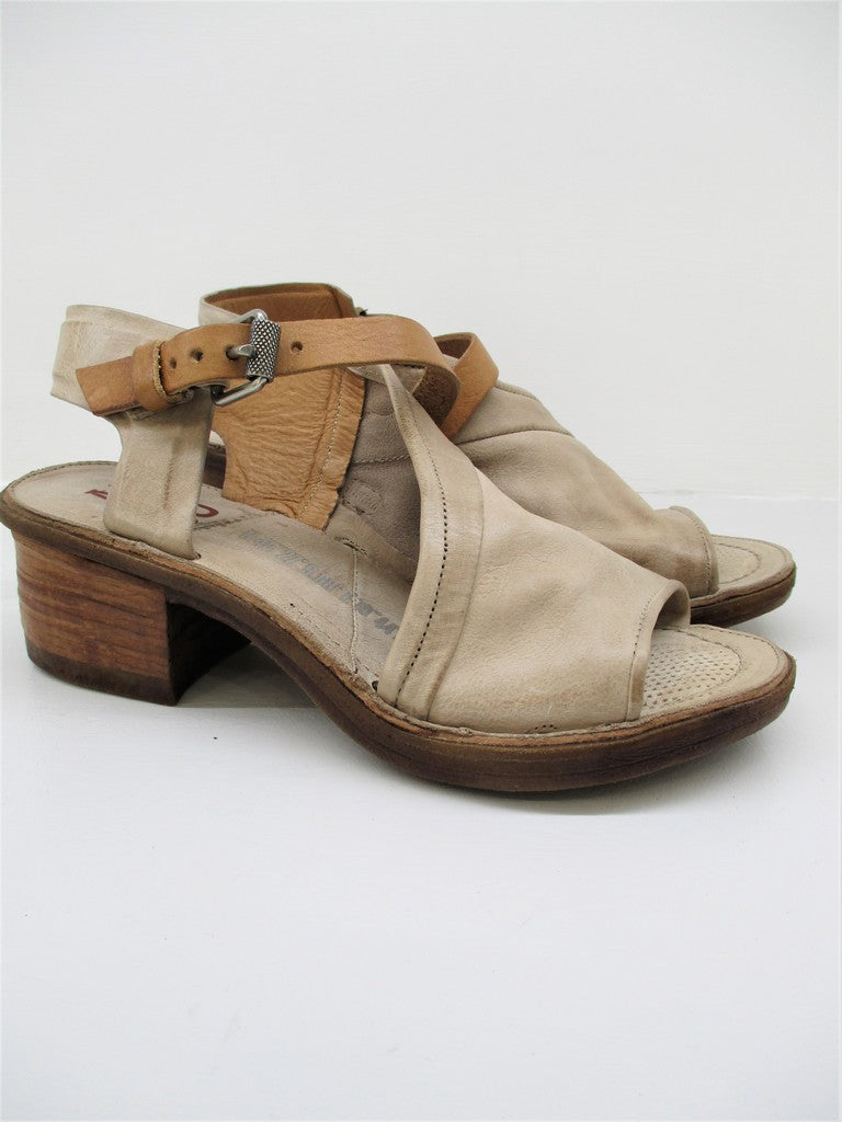 Sandalo pelle donna AS98 690022 bianco
