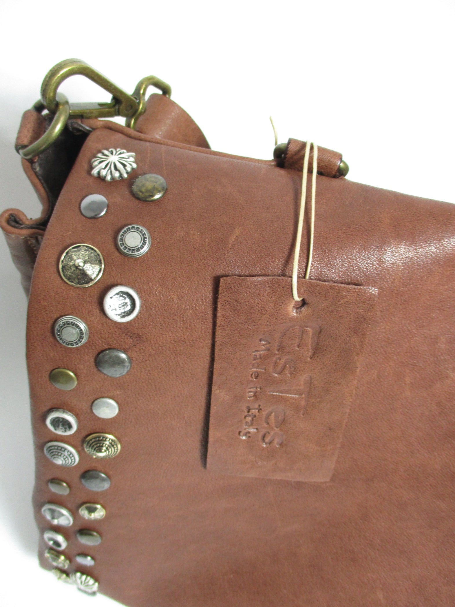 Borsa donna a tracolla in pelle EsTes Cuoio