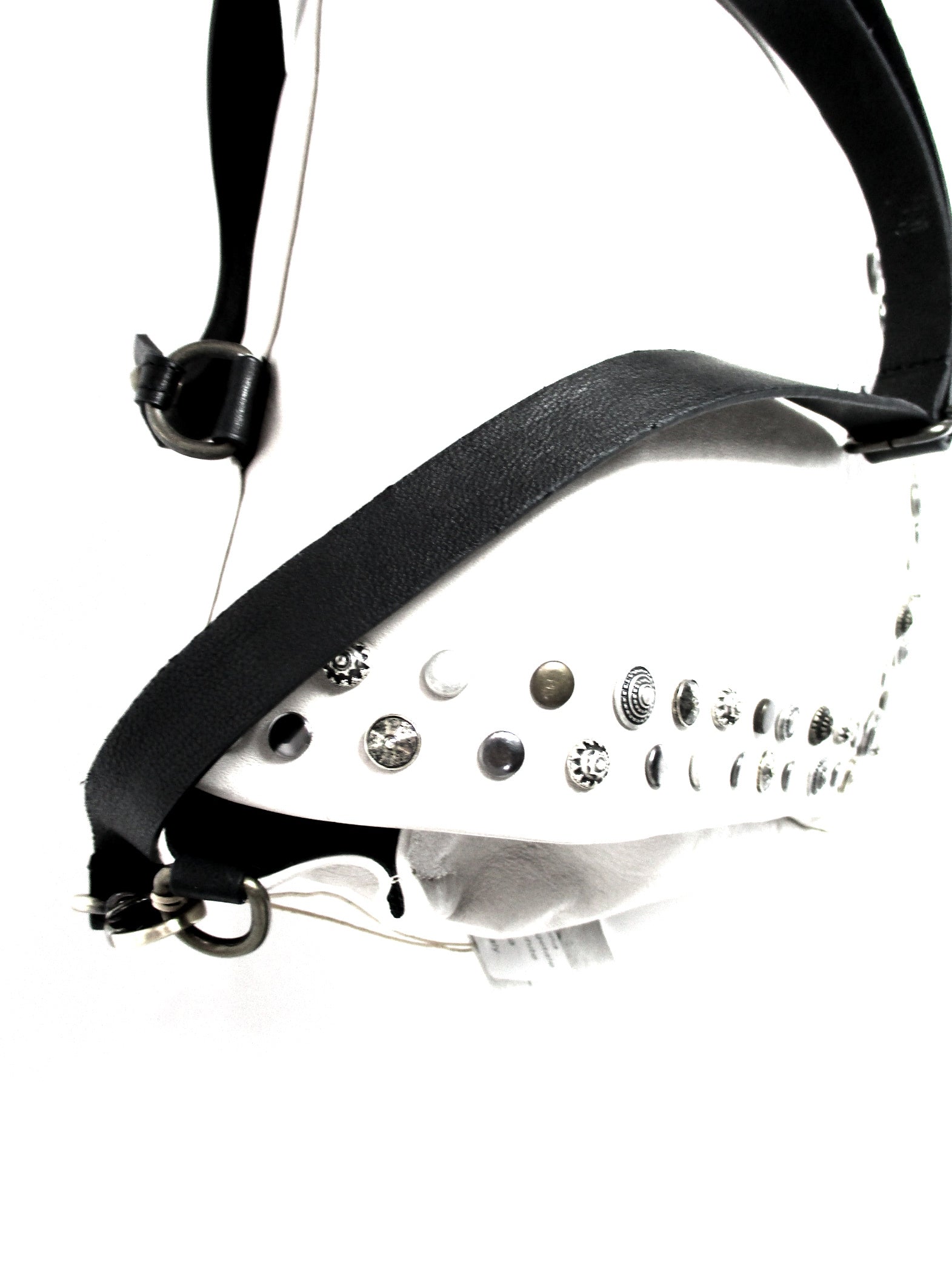 Borsa donna a tracolla in pelle EsTes White