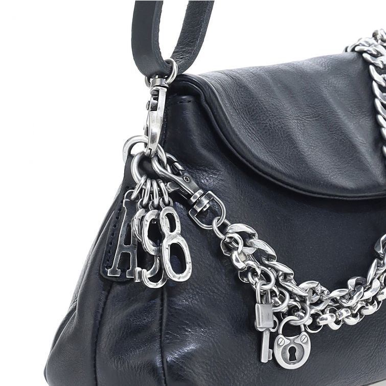 Borsa in pelle donna AS98 Black - 200680 -
