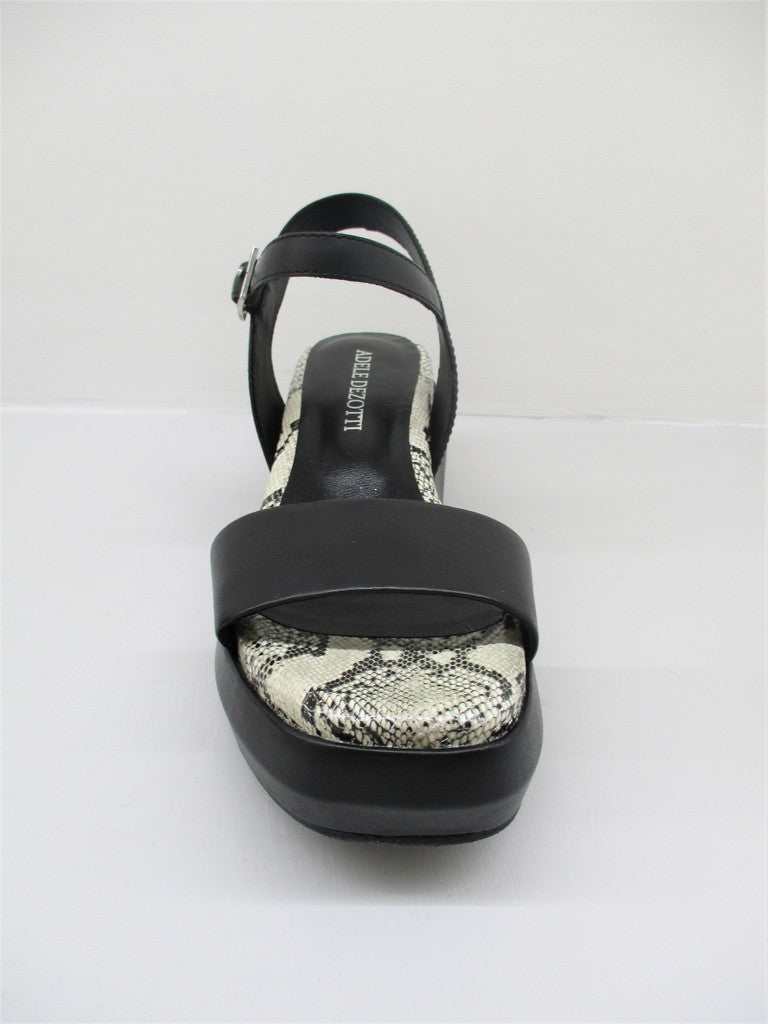 Sandalo pelle donna Adele Dezotti 2306 Nero