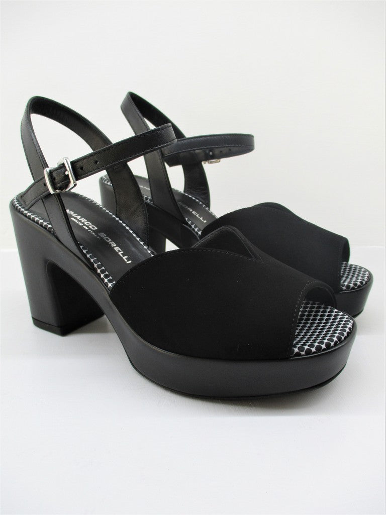 Sandalo pelle donna GIANMARCO SORELLI 2013 Vera Nero