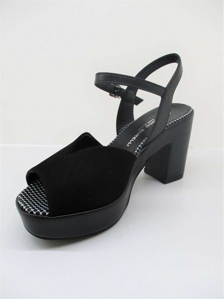 Sandalo pelle donna GIANMARCO SORELLI 2013 Vera Nero