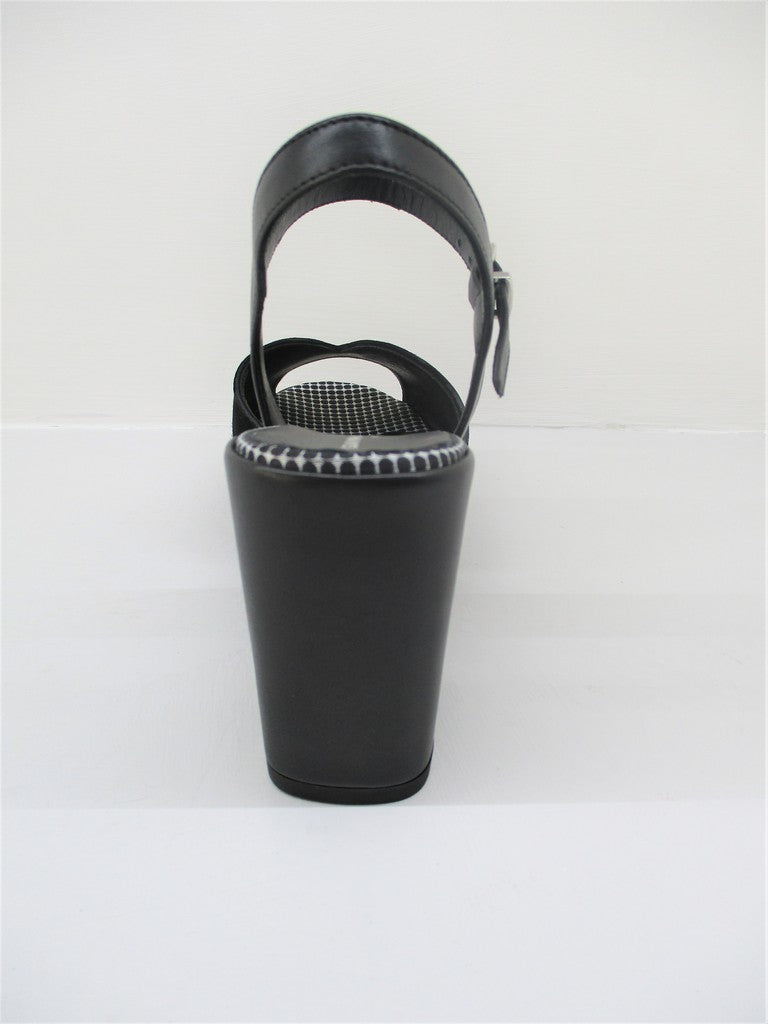 Sandalo pelle donna GIANMARCO SORELLI 2013 Vera Nero