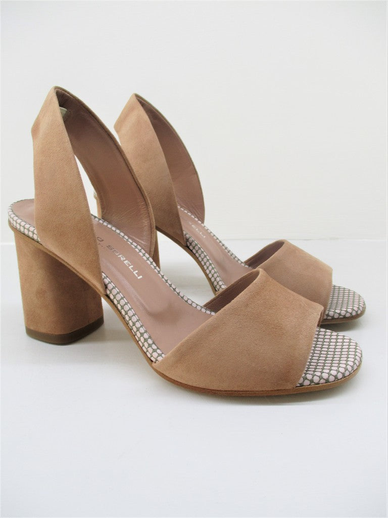 Sandalo pelle donna GIANMARCO SORELLI 1988 Elda Antilope