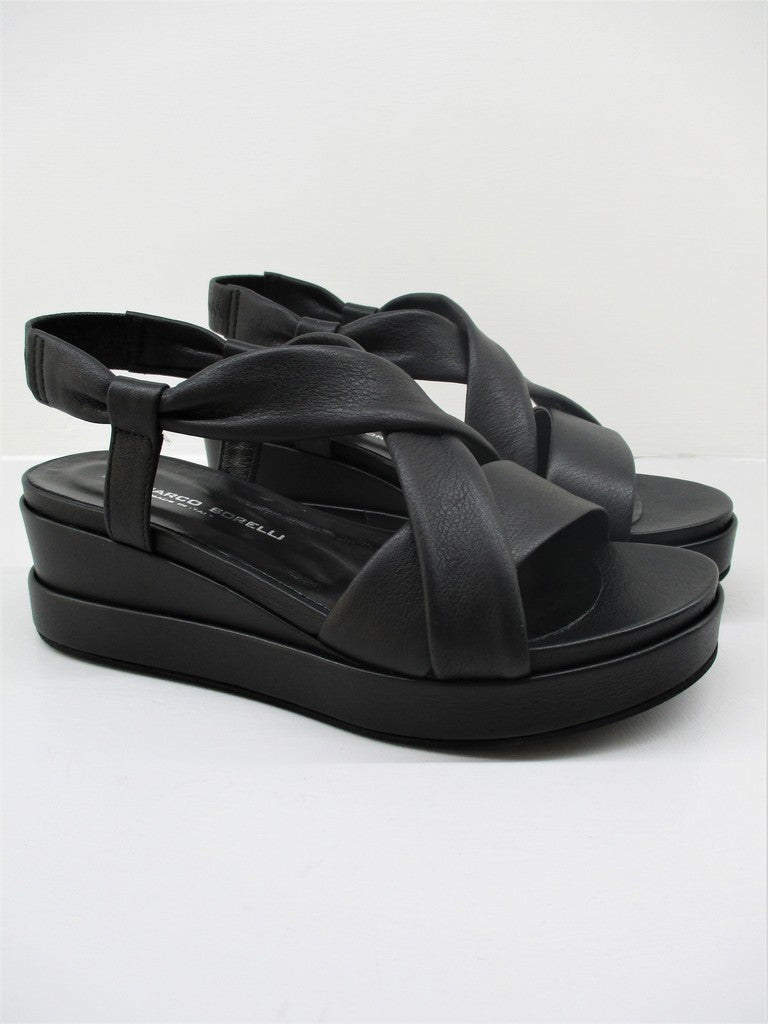 Sandalo pelle donna GIANMARCO SORELLI 1946 Clio Nero