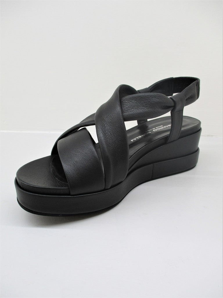 Sandalo pelle donna GIANMARCO SORELLI 1946 Clio Nero