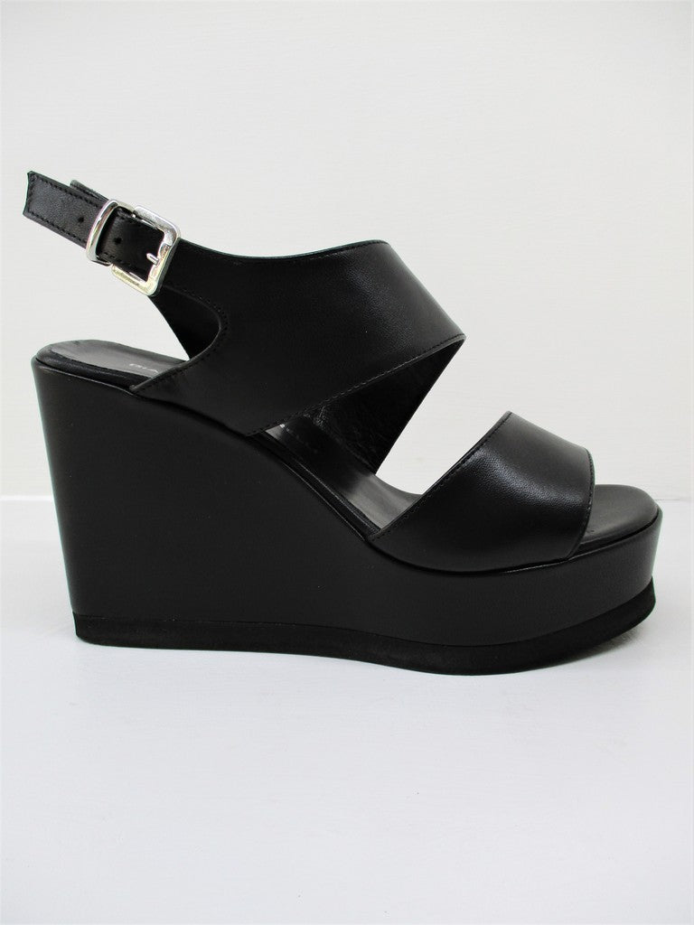 Sandalo pelle donna GIANMARCO SORELLI 1978 Vale Nero