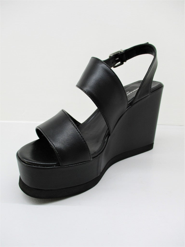 Sandalo pelle donna GIANMARCO SORELLI 1978 Vale Nero