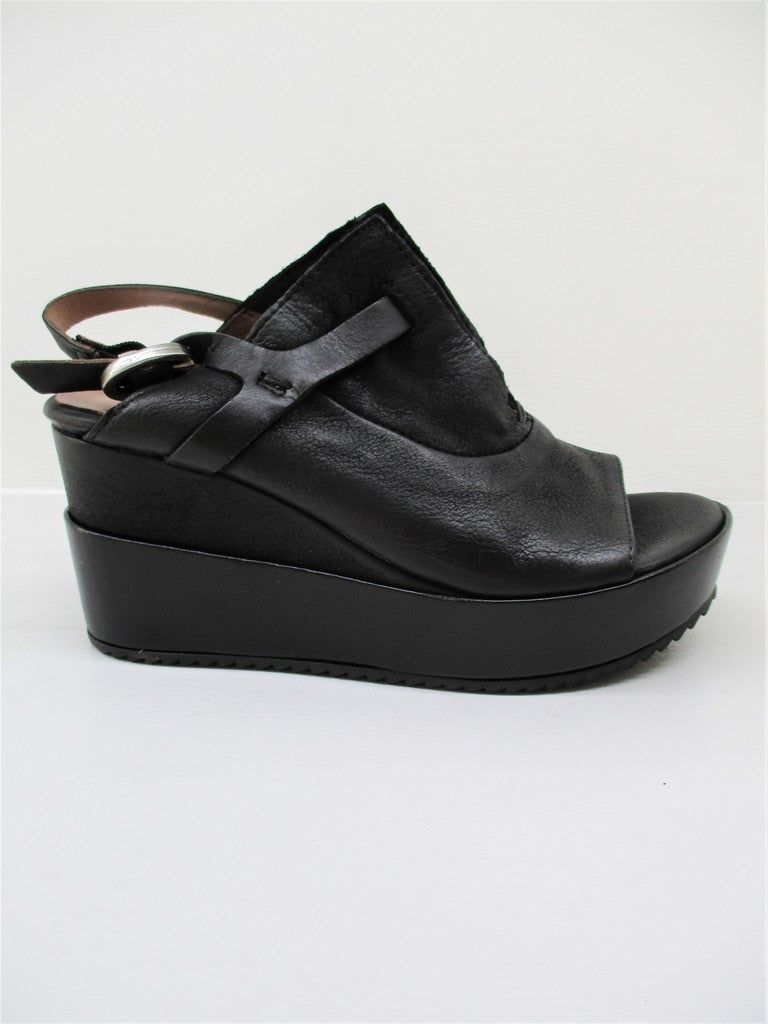 Sandalo pelle donna 805004 MJUS Nero