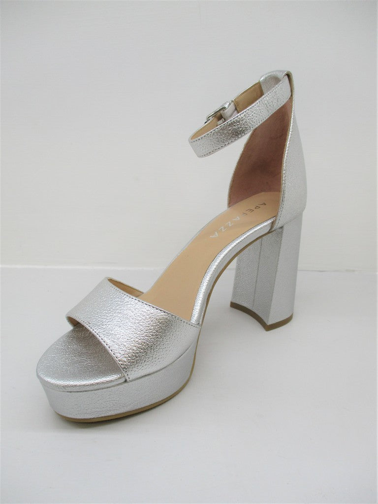 Sandalo pelle donna Apepazza Alison Argento