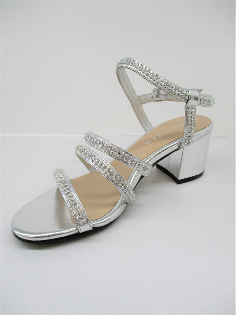 Sandalo pelle donna Apepazza Mina Argento