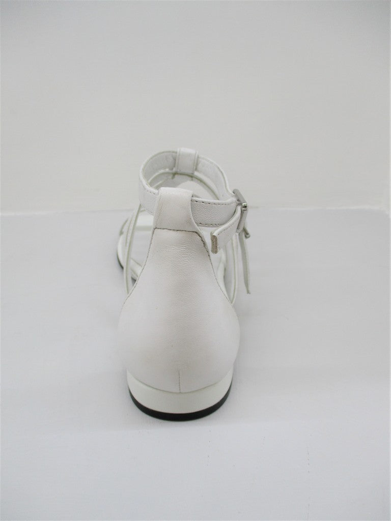 Sandalo pelle donna Apepazza Poppy Bianco