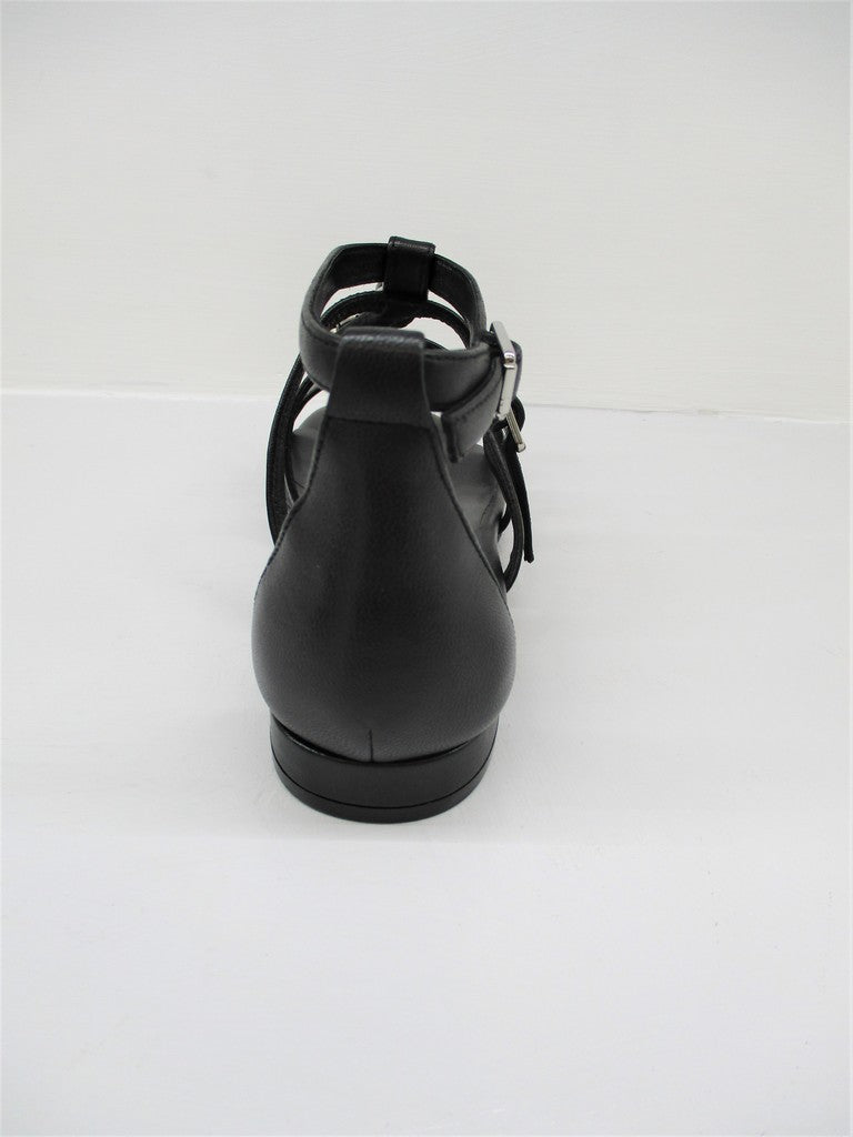 Sandalo pelle donna Apepazza Poppy Nero