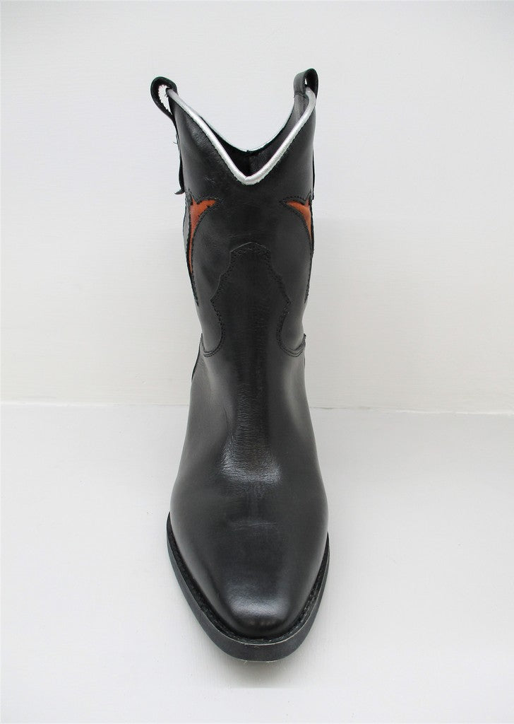 Texano in pelle colore Nero NICHE 5455