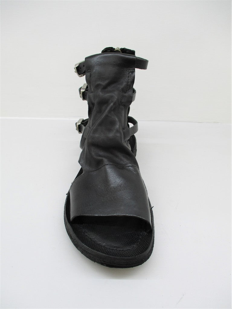 Sandalo pelle donna AS98 534099 nero