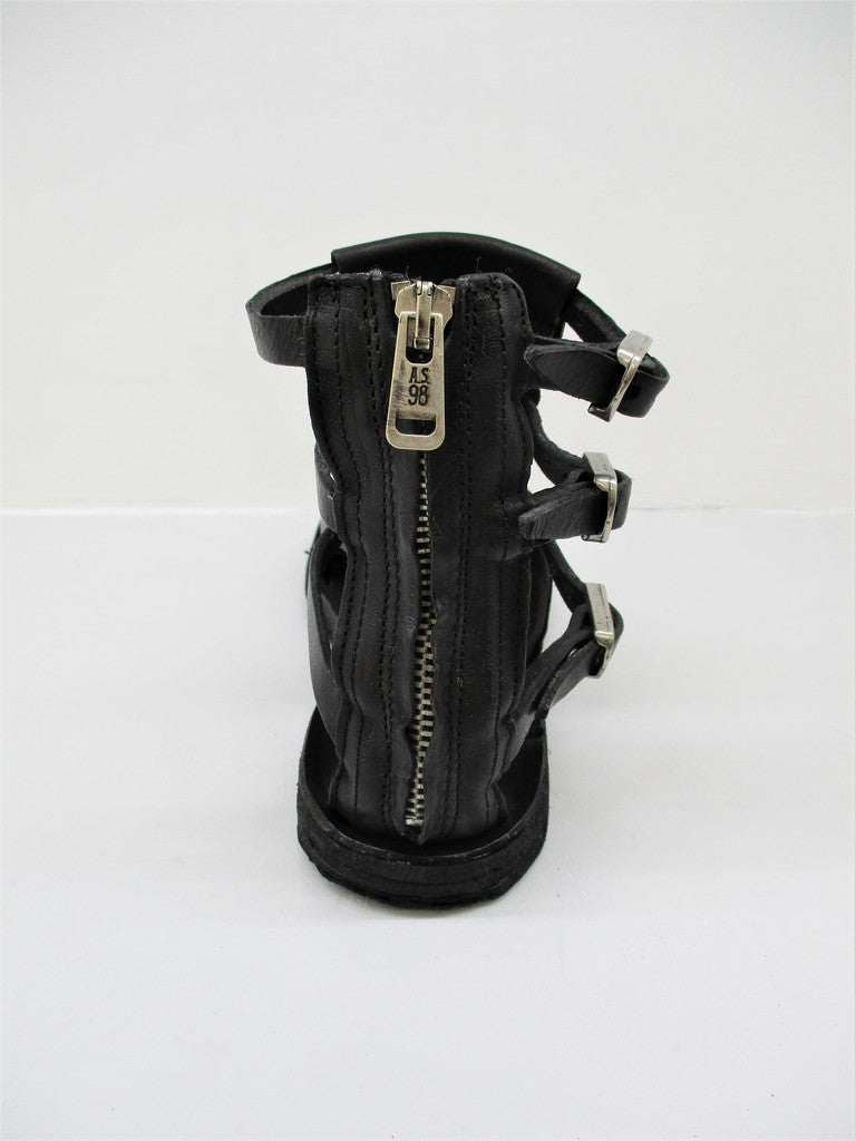 Sandalo pelle donna AS98 534099 nero